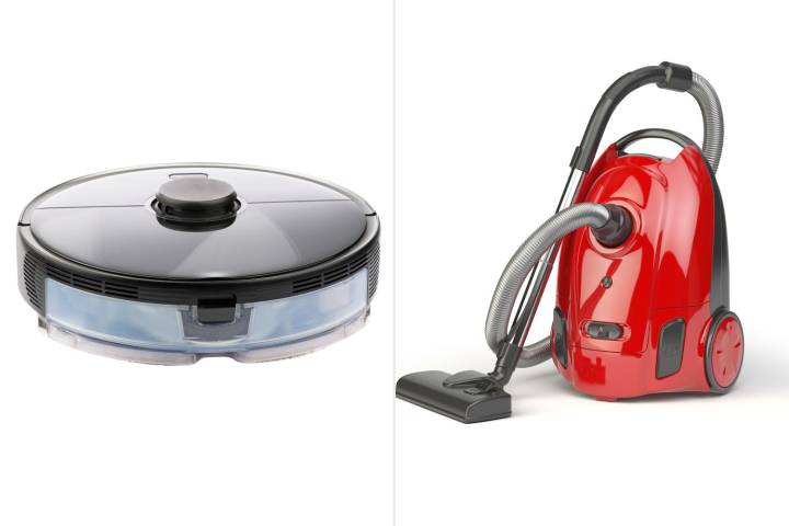 Woman in Debate on Whether a Home Needs Both a Roomba and a Regular Vacuum