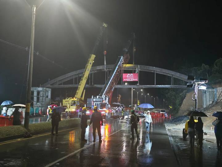 Comunidad de vereda La Hondita en Guarne ve avanzar puente peatonal tras décadas de espera