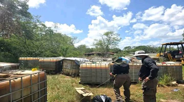 Golpe al ‘huachicol’ en Yucatán; decomisan 110 mil litros de combustibles