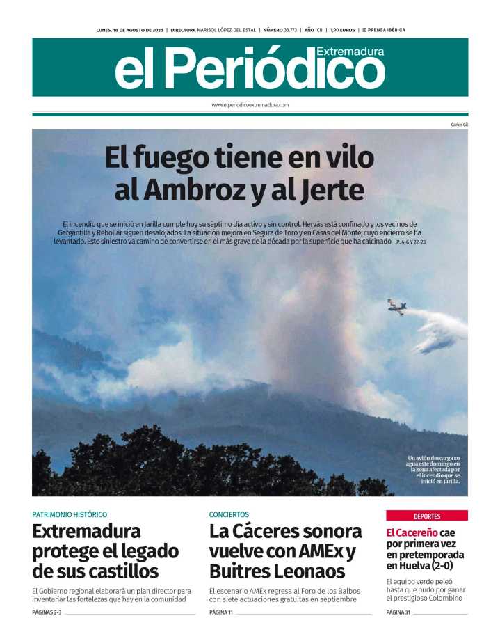 Consulta la portada correspondiente al día 18 de agosto de 2025