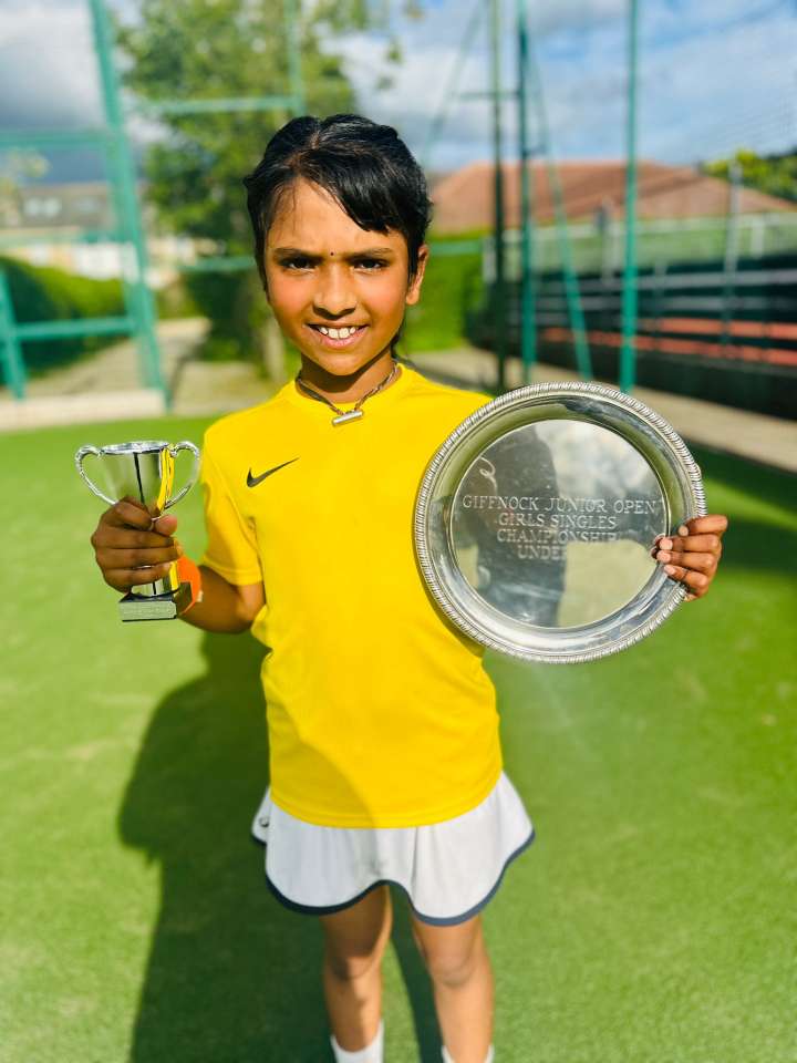 Hasiika inspired by meeting tennis ace Emma
