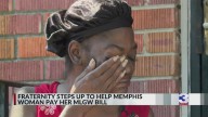 Fraternity helps Memphis woman pay utility bill