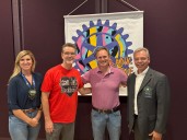 Gallagher greets Chico Noon Rotary