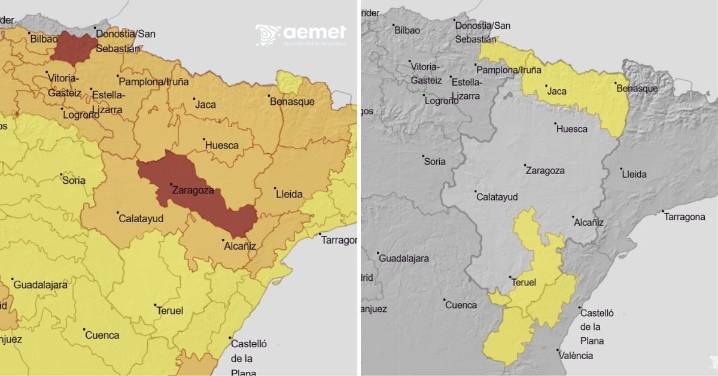Aragón en alerta por calor extremo este lunes 11 de agosto: avisos rojos