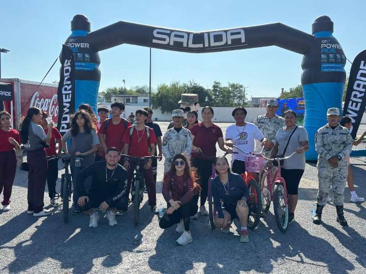 Más de 1500 jóvenes de todo Tamaulipas participan en la Jornada Nacional Rodada por la Paz y Contra las Adicciones