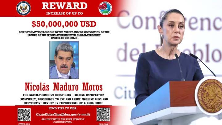¿Nicolás Maduro tiene nexos con cárteles mexicanos?... esto dijo Sheinbaum en La Mañanera