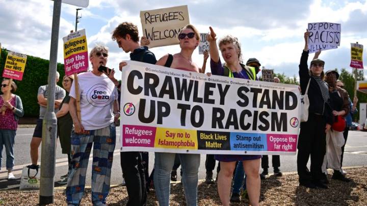 UK says it will reform asylum appeal process to clear backlog as anti-migrant protests outside hotels continue