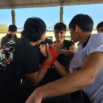 San Pedro: El 1er. torneo de Lucha de Brazos fue...