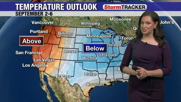 Cooling down into September