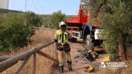 Muere una joven tras caer a un pozo de 35 metros en Zaragoza