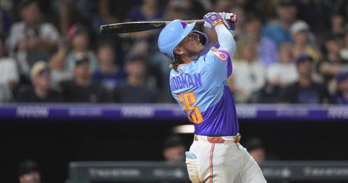 Rockies' Hunter Goodman staying fresh while chasing franchise records