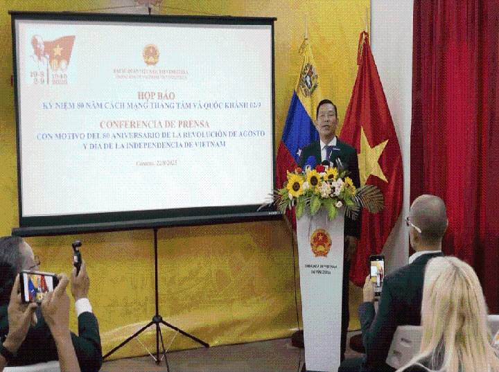 Embajada de Vietnam conmemora en Caracas Revolución de Agosto e independencia