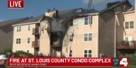 Firefighters battle 3rd alarm fire at St. Louis County condo complex