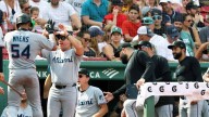 Marlins' Dane Myers heckled at Fenway before hitting key HR