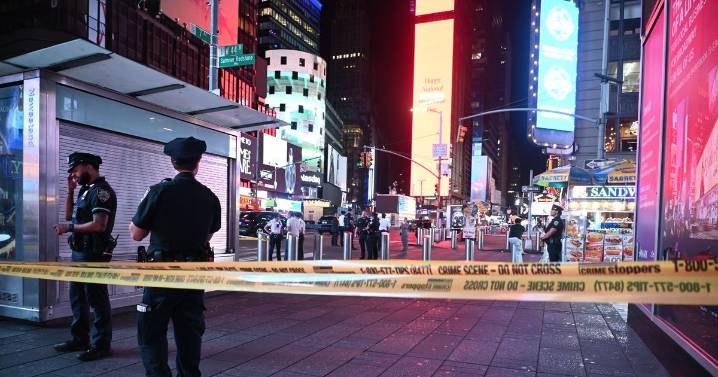 Times Square shooting: Haunting photos show aftermath of teen gunman's New York rampage