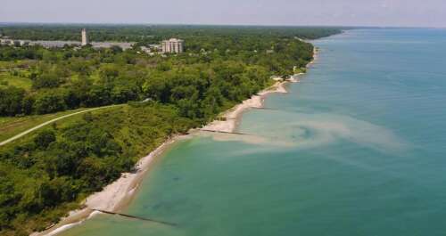 Search for missing swimmer near Highland Park suspended Sunday