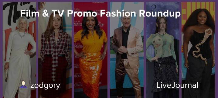 Film & TV Promo Fashion Roundup: ohnotheydidnt