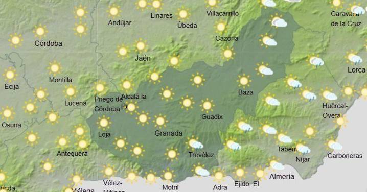Tiempo Granada | Cielos despejados y ascenso de las máximas en el interior este viernes