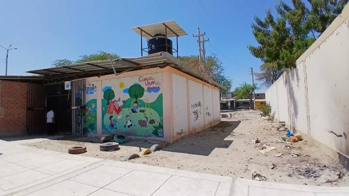 40 estudiantes de la I.E. Inicial N.° 1403 del A.H. Nueva Esperanza en riesgo por deficiencias en infraestructura y servicios