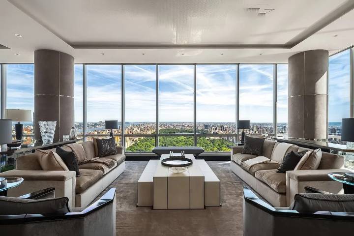 Tour This $90M Sky Palace on Billionaires’ Row