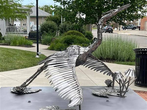 13 new sculptures for walking tour unveiled in Perrysburg