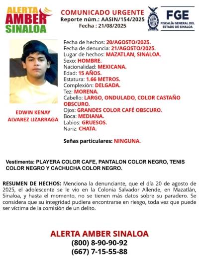 FGE solicita ayuda de la población para…