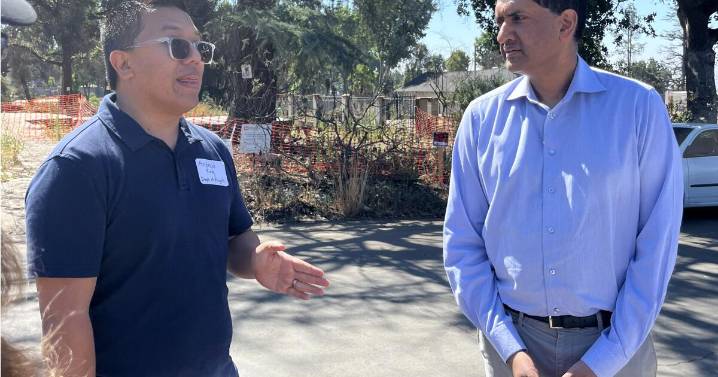 Not running for president (yet), Ro Khanna visits the fire zone