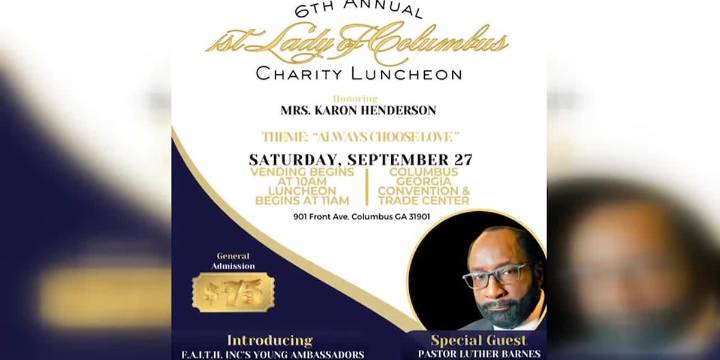 Sixth annual 1st Lady of Columbus Charity Luncheon to benefit students in need
