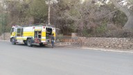 Incendio en ingreso a Andalgalá: bomberos controlaron el fuego en una propiedad privada