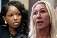 Marjorie Taylor Greene says Jasmine Crockett mistreats staff amid rumors