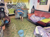 Lentamente se van las aguas negras en Vergel de Guadalupe