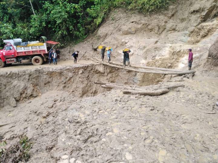 Emergencia en la vía Neiva – San Vicente del Caguán