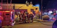 Crews battle fire at strip mall in Tucson
