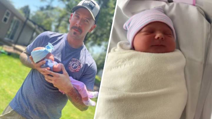 Firefighter next door helps deliver baby on Indiana lawn