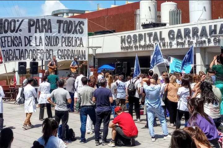 Trabajadores del Garrahan realizarán este miércoles un paro con movilización