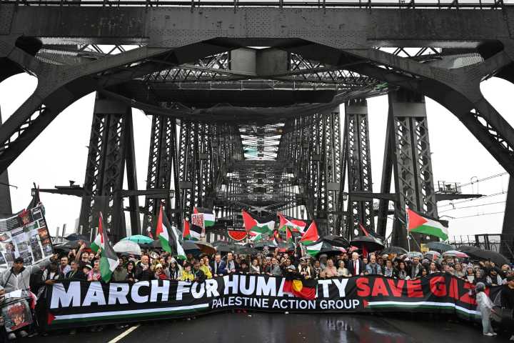 Prohíben una multitudinaria marcha pro-Palestina en Australia por motivos de seguridad