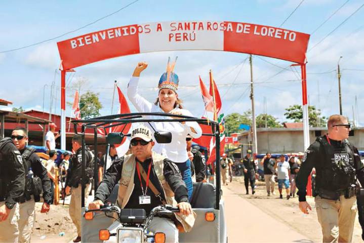 Dina Boluarte: “La soberanía del Perú no está en discusión”