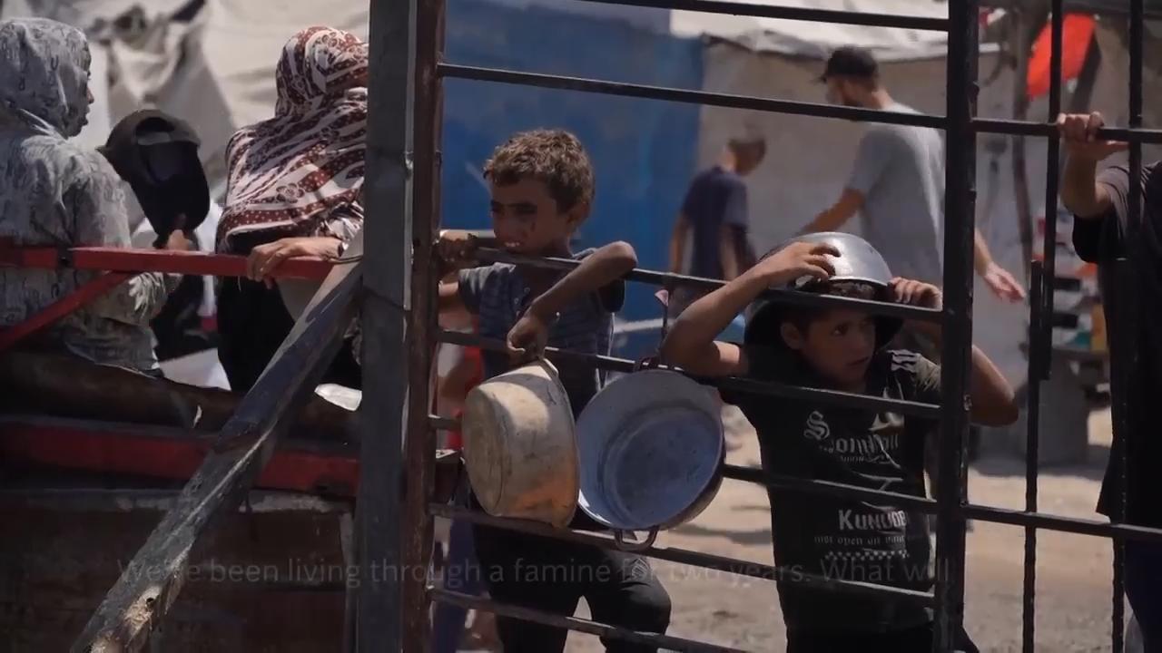 Gaza City mothers on famine declaration and looming Israeli offensive
