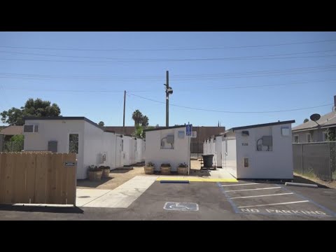 New tiny homes in Modesto aim to help 12 people at a time out of homelessness