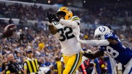 Packers RB MarShawn Lloyd leaves with hamstring injury
