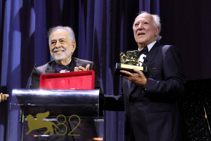 Venice 2025 Opening Night: Werner Herzog Award, 'La Grazia', More