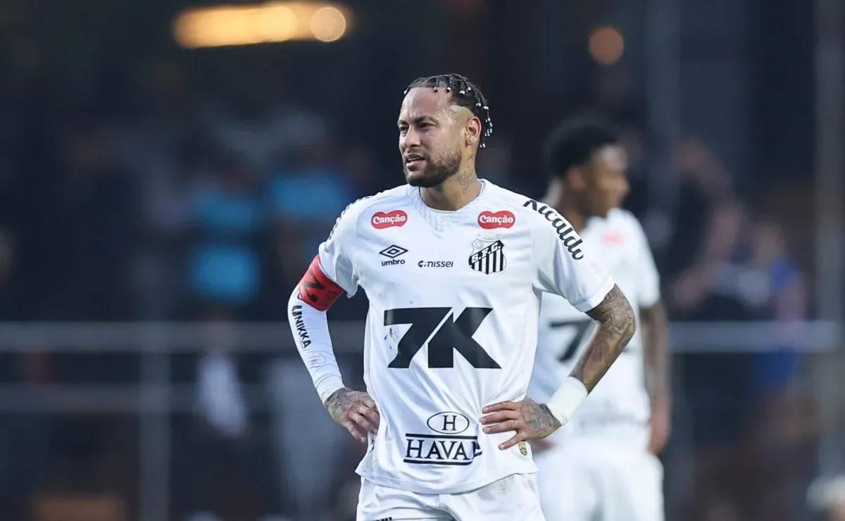 Neymar left in tears after suffering worst defeat in his career as Santos lose 6