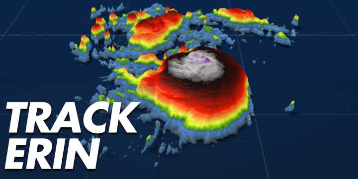 Live Tropical Storm Erin tracker: Hurricane cone, forecast and spaghetti plots