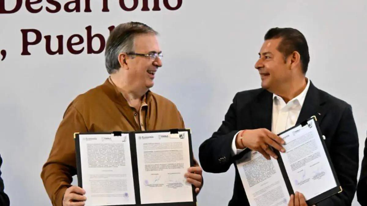 Marcelo Ebrard anuncia inversión de más de 2 mil mdp en nuevo clúster en Puebla