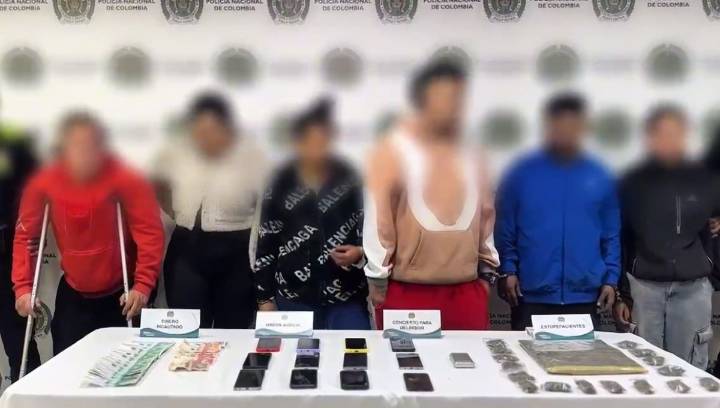 Capturados en Soacha presuntos delincuentes que instrumentalizaban menores para el microtráfico