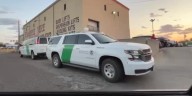 Law enforcement presence seen in south Laredo plaza