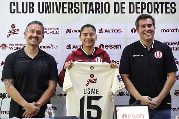 Catalina Usme llega a Universitario para impulsar el fútbol femenino en Perú