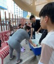Entrega Brigada Estudiantil de la SSPE apoyos en Hospital de la Mujer en Ciudad Juárez