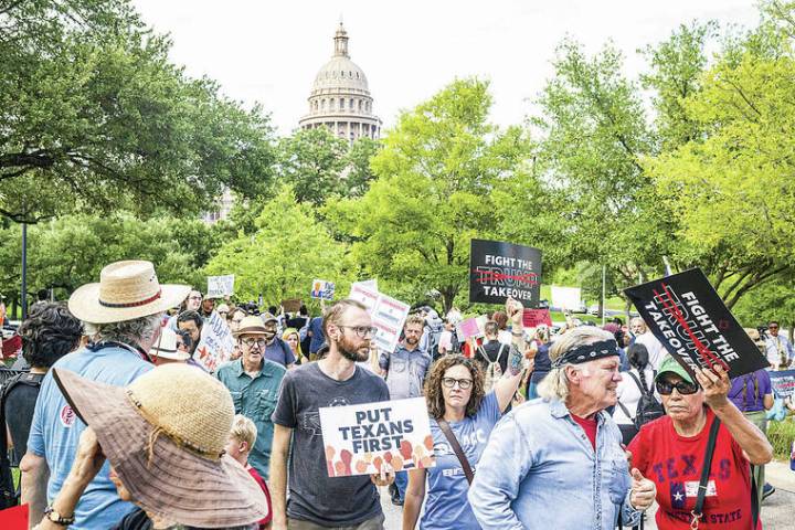 Texas House approves redistricting maps, just as Trump wanted