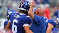 Brian Daboll on Jaxson Dart: "I'm glad we drafted him, I'm glad he's our guy"